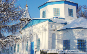 Покровская церковь зимой